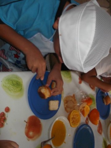 Pastelitos de naranja